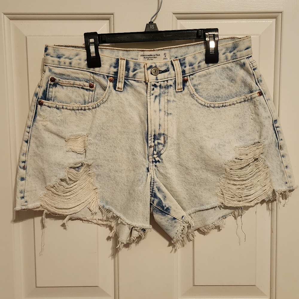 Abercrombie and Fitch Acid wash shorts